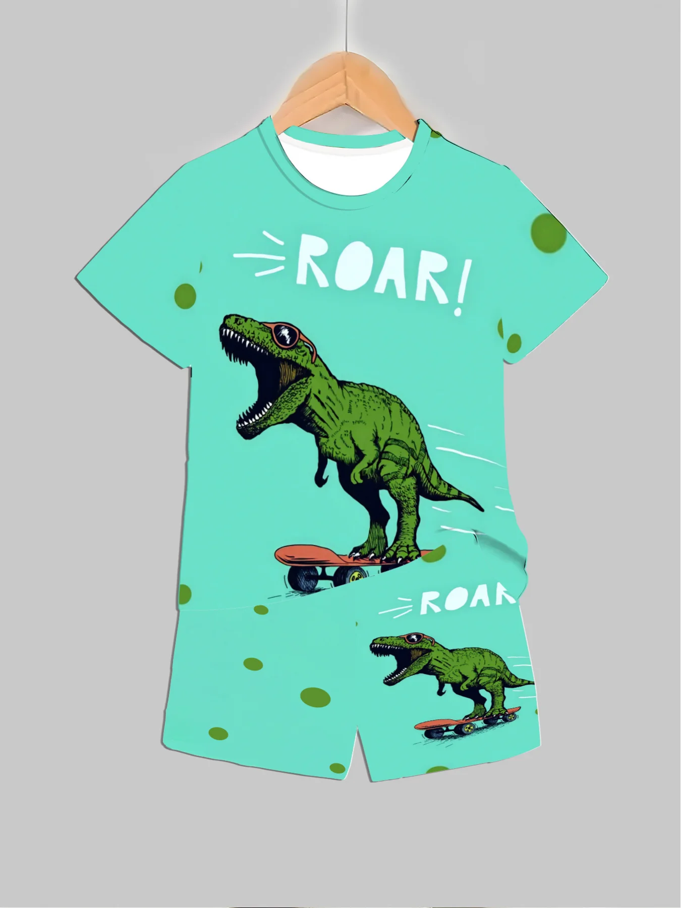New Dinosaur Printed Outfits T - Summer Clothing Baby Girl review and price