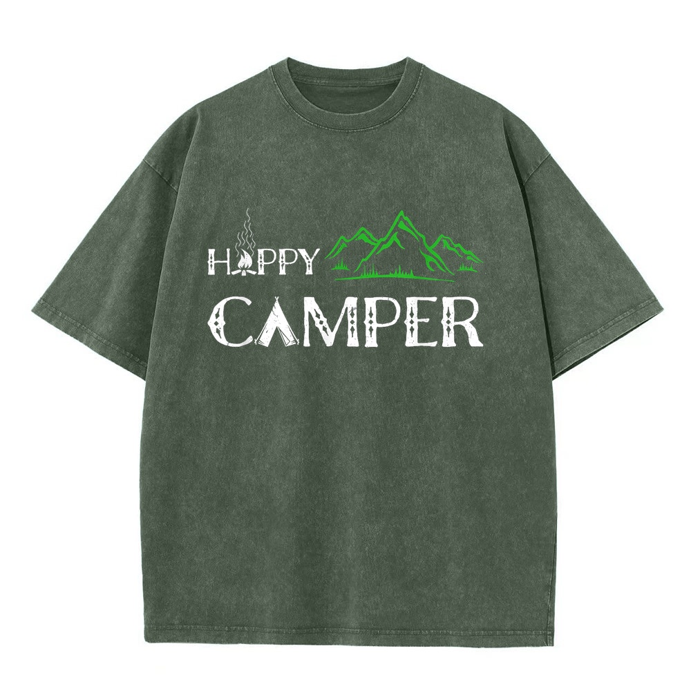 Happy Camper Camping T-Shirt f - Summer Clothing Women Canada review and price