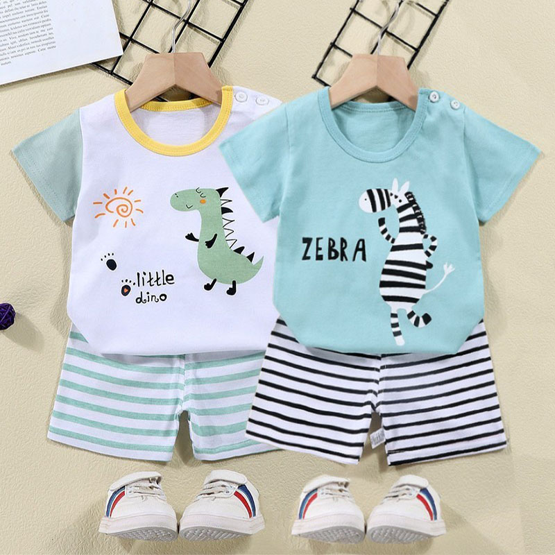 Cotton Tees+Shorts 2-piece Tra - Summer Clothing Baby Girl review and price