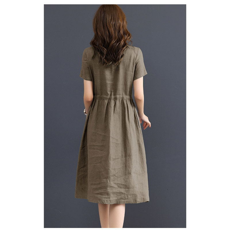 Pure Linen Women's Short-sleev - Summer Clothing Drawing review and price