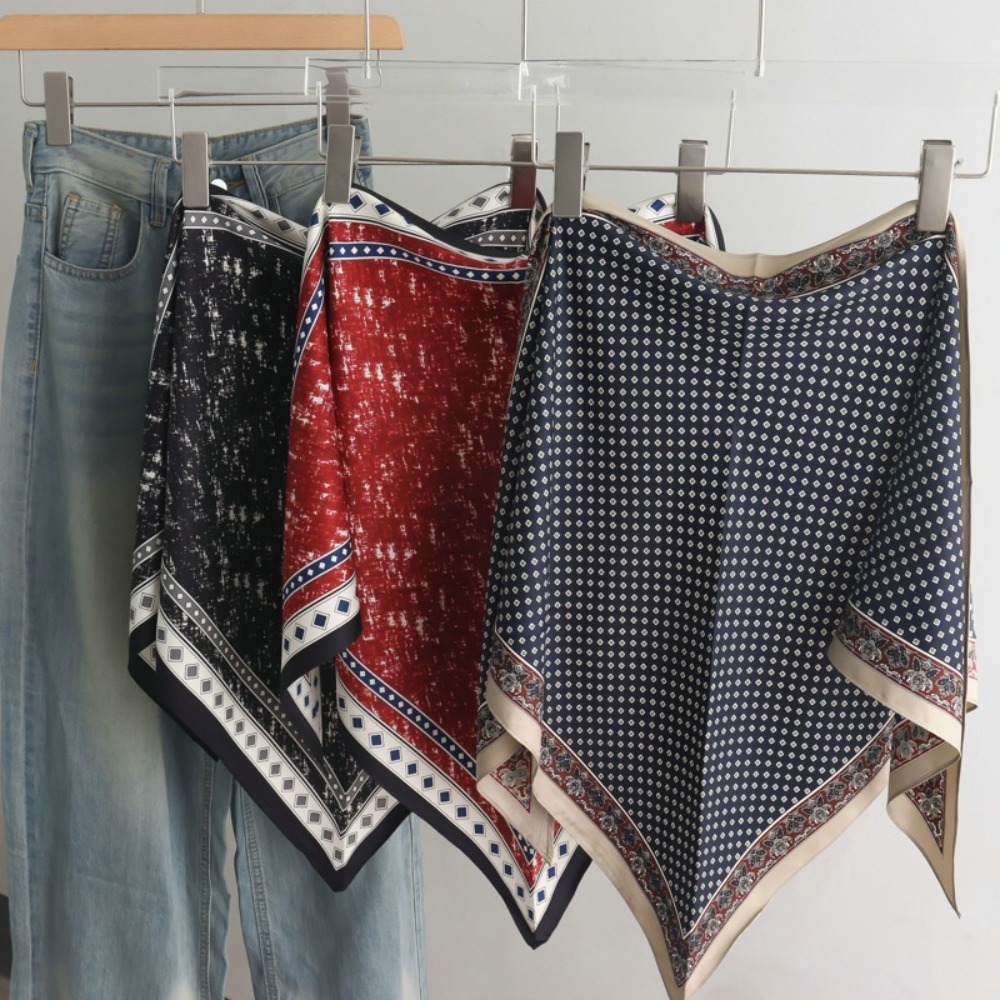 New Satin Women's Scarf Tie-Dy - Summer Clothing Wraps review and price