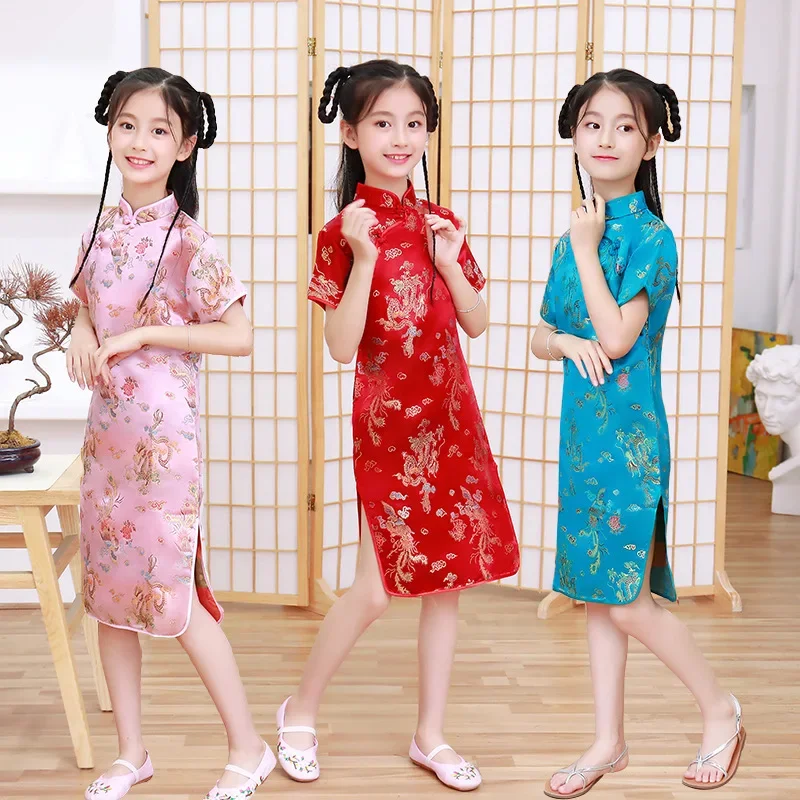 Summer Children Cheongsam Kids - Summer Clothing Baby Girl review and price