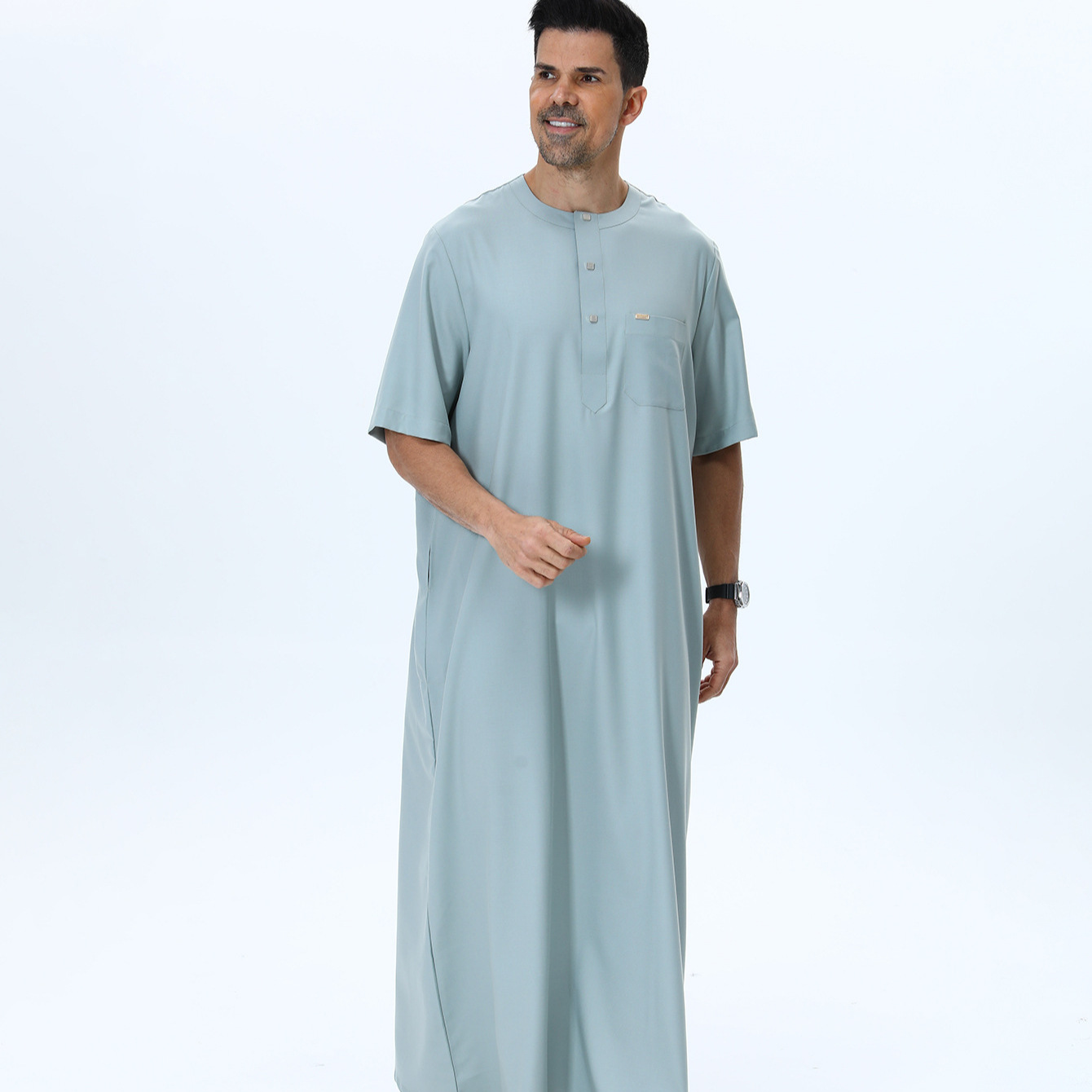 Muslim Men Abaya Kaftan Pakist - Summer Clothing Pakistan review and price