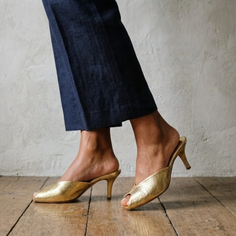 Women's Pumps Designer Gold Wo - Summer Clothing Stores review and price