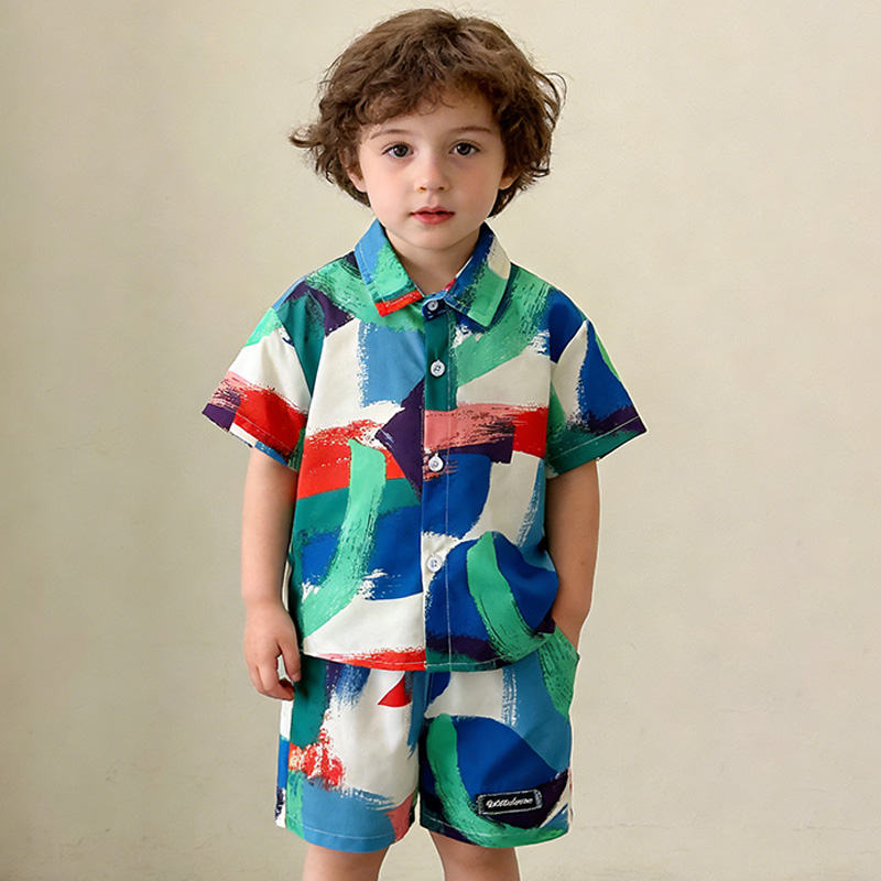 New Summer Baby Clothes Suit C - Summer Clothing Drawing review and price