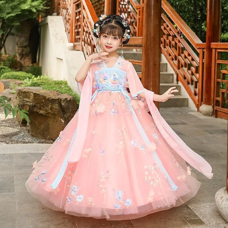 Summer Children Hanfu Dresses  - Summer Clothing Baby Girl review and price